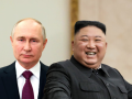 El presidente de China Xi Jinping, el de Rusia Vladimir Putin y el de Corea del Norte Kim Jong-un