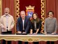 Firma del acuerdo de Presupuestos en Pamplona
