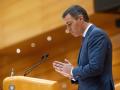 El presidente del Gobierno, Pedro Sánchez, en el Senado