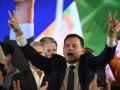 Luis Montenegro, líder de Alianza Democrática, celebra el triunfo en las elecciones