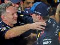 Verstappen celebra su triunfo en el GP de Arabia Saudí junto a Christian Horner