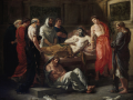 Últimas palabras del emperador Marco Aurelio (1844) de Eugène Delacroix