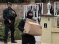 Agentes de la Guardia Civil durante una operación antiyihadista en enero en Martorell