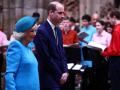 El Príncipe Guillermo con la Reina Camila, en una de sus últimas apariciones en público