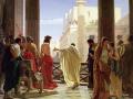 Ecce Homo (Contemplando al hombre), una representación de Poncio Pilato presentando a Jesús de Nazaret azotado ante la gente de Jerusalén