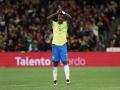 Vinicius Junior fue ovacionado por la afición del Santiago Bernabéu