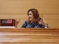 La alcaldesa de Valencia, María José Catalá, este miércoles, en el pleno municipal