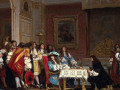 Luis XIV invita a Molière a compartir su cena de Gèrome
