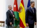 Pedro Sánchez y el rey de Jordania, Abdalá II bin Al Hussein, en Moncloa