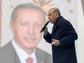 Recep Tayyip Erdogan, presidente de Turquía durante un acto de campaña en Ankara