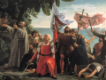 Primer desembarco de Cristóbal Colón (1862)