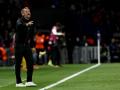 Luis Enrique da órdenes al PSG en el partido de ida ante el Barcelona