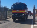 Camiones UME salen a sofocar el fuego en Tárbena