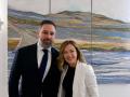 Abascal y Meloni en Roma