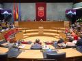 El Parlamento de Navarra en la sesión plenaria de este jueves