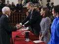 El Rey entrega el Premio Cervantes 2023 al escritor español Luis Mateo Díez en el Paraninfo de la Universidad de Alcalá de Henares