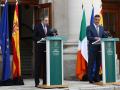 Pedro Sánchez y el primer ministro de Irlanda, Simon Harris