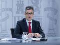 El ministro de la Presidencia, Justicia y Relaciones con las Cortes, Félix Bolaños, durante una rueda de prensa posterior a la reunión del Consejo de Ministros, en el Palacio de la Moncloa, a 23 de abril de 2024, en Madrid (España). El Gobierno tiene previsto aprobar hoy en el Consejo de Ministros un plan para indemnizar a las víctimas de abusos sexuales en la Iglesia católica cuyos casos han prescrito, según han confirmado a Europa Press fuentes del Ministerio de Presidencia, Justicia y Relaciones con las Cortes. Este plan para indemnizar a las víctimas fue una de las recomendaciones que hizo el Defensor del Pueblo en el informe que presentó en el mes de octubre sobre abusos en la Iglesia, a propuesta del Congreso de los Diputados.
23 ABRIL 2024;MADRID;CONSEJO DE MINISTROS;GOBIERNO;VICTIMAS ABUSOS SEXUALES
Alberto Ortega / Europa Press
23/4/2024