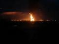 Explosión en el almacén de petróleo de la región de Smolensk