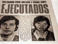 Portada del diario El Caso del 2 de marzo de 1974: retrato de George M. W. (Heinz Ches) y Salvador Puig Antich