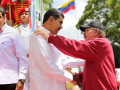 Nicolás Maduro recibe a Miguel Díaz Canel y a Daniel Ortega en Caracas