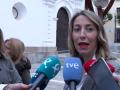 Declaraciones de la presidenta de la Junta de Extremadura, María Guardiola (PP)