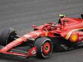 Carlos Sainz conduciendo su Ferrari en el pasado GP  de China