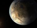 Concepto artístico de un exoplaneta parecido a la Tierra