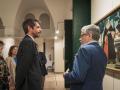 El ministro de Cultura, Ernest Urtasun, durante una  reciente visita al Museo de América