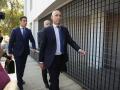 Rubiales llegando a los juzgados para declarar