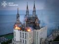 Rusia destroza con bombas de racimo el 'castillo de Harry Potter' ucraniano