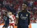 Vinicius celebra un gol en Múnich ante el Bayern