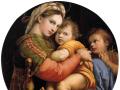 Virgen con el niño, de Rafael