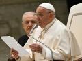 El Papa Francisco durante una audiencia