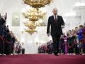 El presidente ruso, Vladimir Putin, durante la toma de posesión en el Kremlin, Moscú