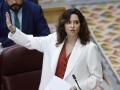 La presidenta de la Comunidad de Madrid, Isabel Díaz Ayuso, interviene ante la Asamblea