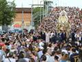 Miles de personas ocuparon las calles de Getafe para acompañar a la Virgen de los Ángeles