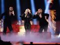 Imagen de la actuación de Nebulossa en la final de Eurovisión 2024