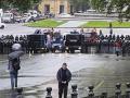La policía se desplegó en la capital georgiana ante las manifestaciones contra una ley considerada represiva y prorrusa