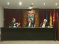 Panelistas del conversatorio "Eso en mi país tampoco podía pasar" en la Fundación Universitaria Española