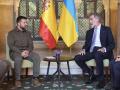 El Rey con Volodímir Zelensky, el pasado octubre en Granada