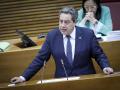 El portavoz de Vox en las Cortes Valencianas, José María Llanos, en el Hemiciclo autonómico