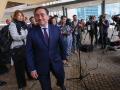 El ministro de Asuntos Exteriores, a su entrada en la reunión que ha tenido lugar en Bruselas