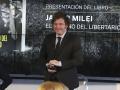 El presidente de Argentina, Javier Milei, durante la presentación de su libro en Madrid