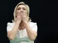 "Cuando estemos en el Parlamento Europeo, será el momento de empezar a reorientar la UE", dijo Marine Le Pen