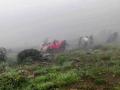 Rescatistas recuperan los cuerpos de los pasajeros del helicóptero siniestrado en Irán