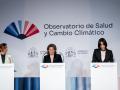 Mónica García, Teresa Ribera y Diana Morant, en un acto institucional