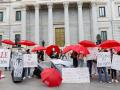 Concentración de un grupo de trabajadoras del sexo