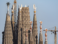 Torres de la Sagrada Familia, en Barcelona.