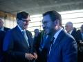 El líder del PSC, Salvador Illa, y el presidente de la Generalitat en funciones, Pere Aragonés en la inauguración de la 39 edición del Cercle de Economía. Fuente: Europa Press